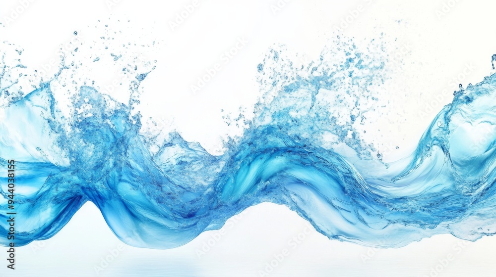 Dynamic Blue Water Splash Dynamic Blue Water Splash