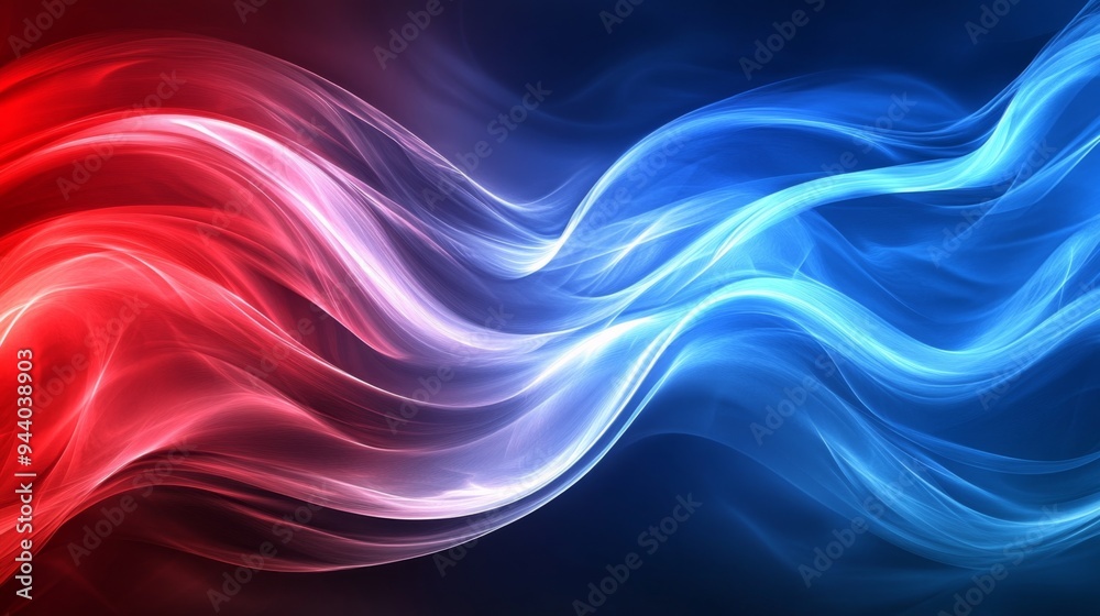 Abstract Colorful Swirls Background