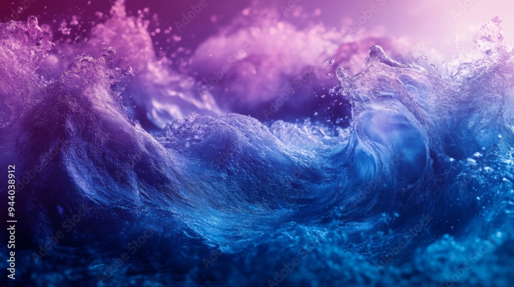 Vibrant Abstract Water Waves Vibrant Abstract Water Waves