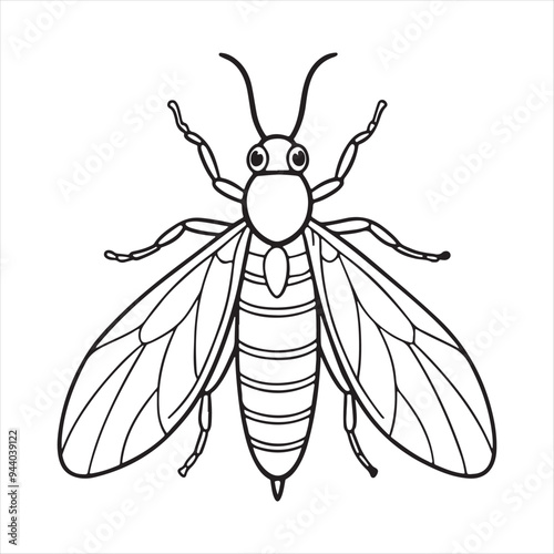 A Firefly Vector Art Illustration