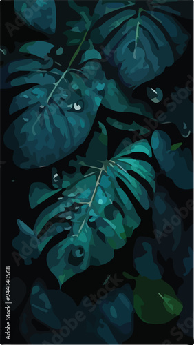 background with leaves