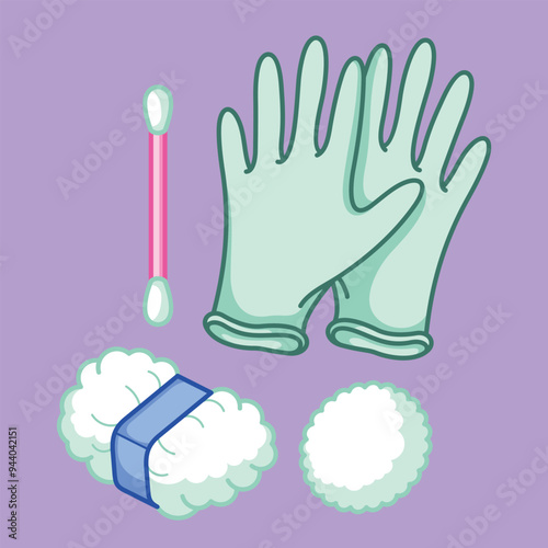 Health care and Medical Stuffs used by Doctor and Nurse to heal and cure sickness and illness of patients in Hospital. 