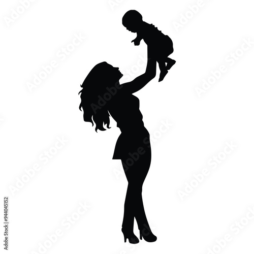 Romantic couple in various poses silhouettes collection set. Couple falling in love different poses isolated on white background silhouette set.