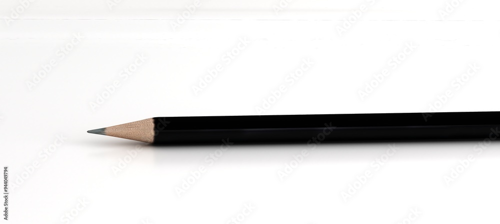 Black Pencil isolated on white background
Black Pencil isolated on white background