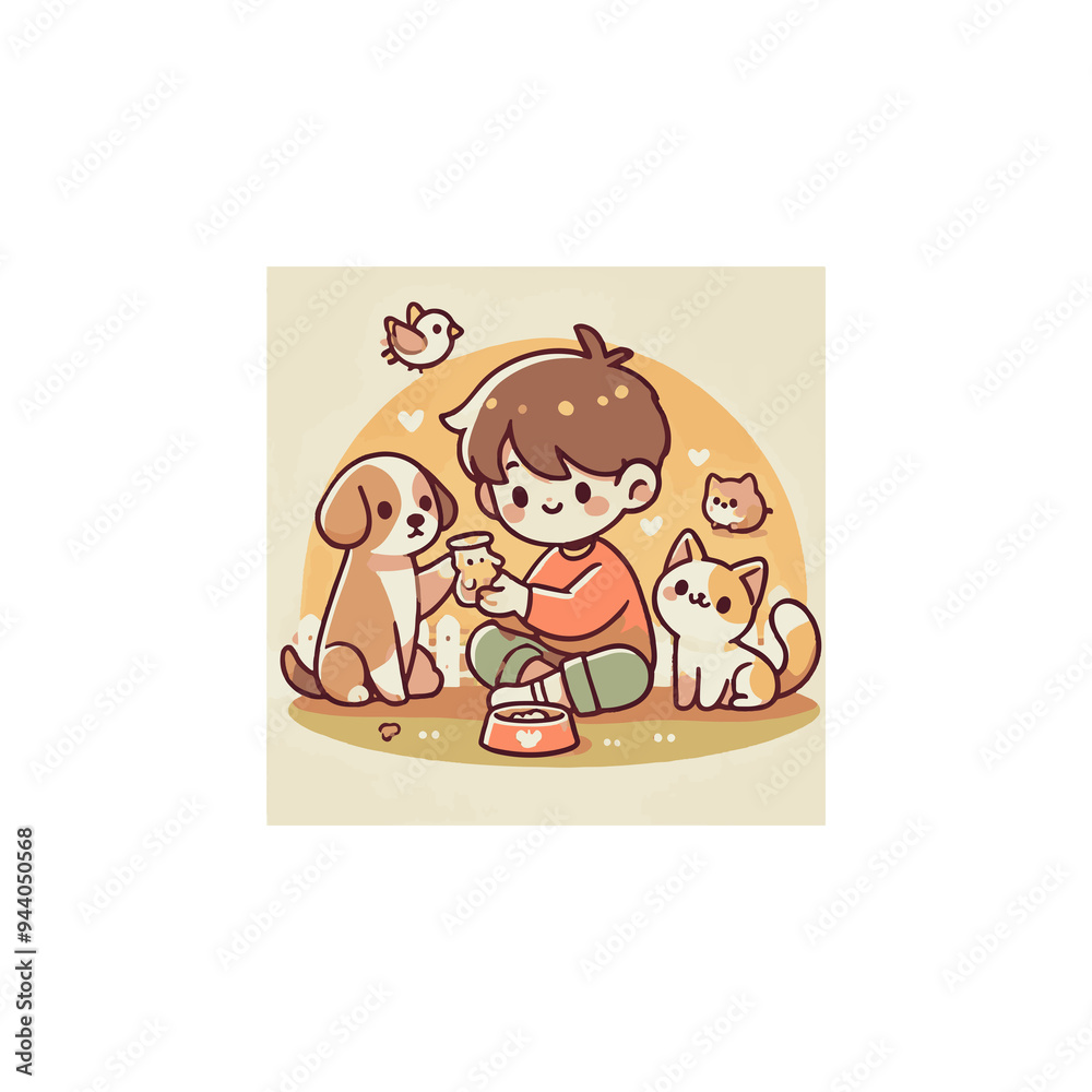 Fototapeta premium Vector Illustration Set - People in Various Activities Diverse People Characters in Everyday Activities Vector People Engaged in Daily Activities