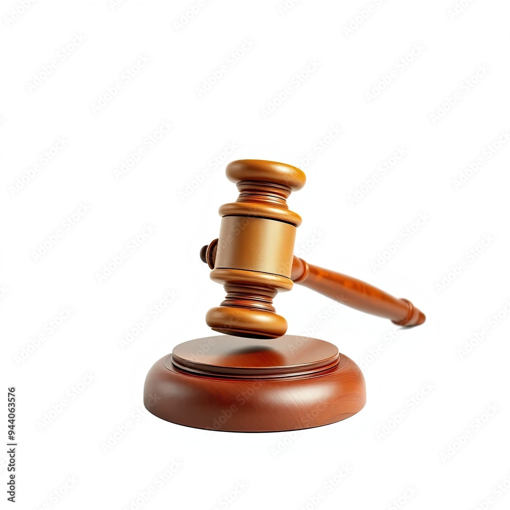 wooden gavel on white background wooden gavel on white background