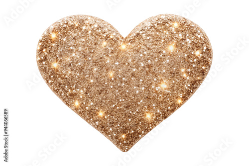 Light glitter heart png