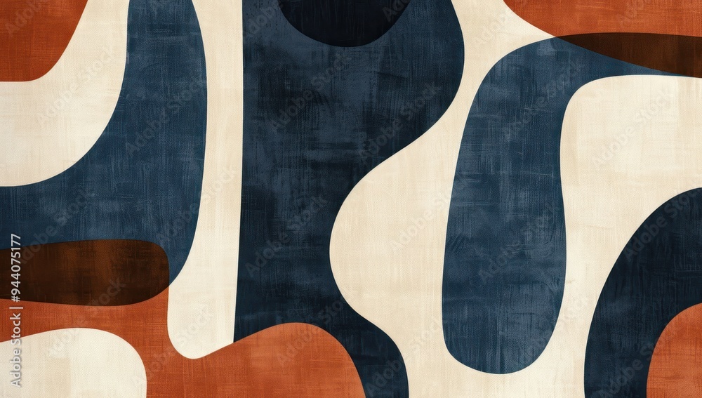 Abstract Art with Organic Shapes Abstract Art with Organic Shapes