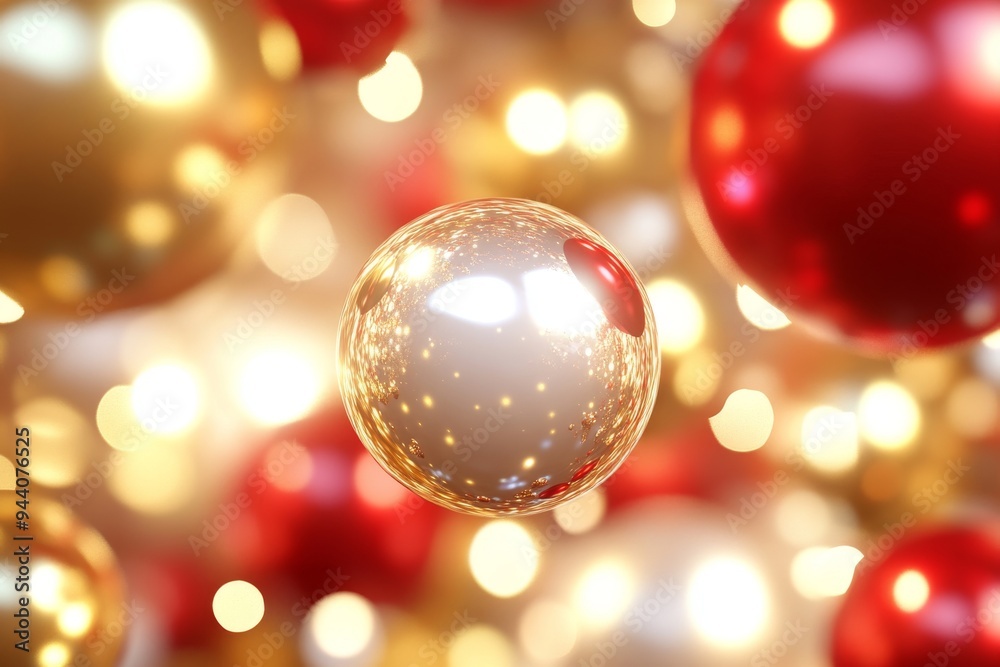 3d illustration of an abstract group of shiny sphere ornaments. 3d illustration of an abstract group of shiny sphere ornaments.