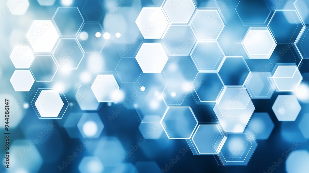 Abstract Blue Hexagon Pattern Background, Hexagon , Abstract , Pattern Abstract Blue Hexagon Pattern Background, Hexagon , Abstract , Pattern