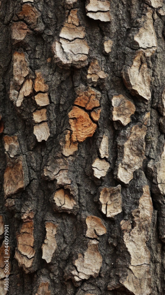 Detailed texture bark beautifully showcases its natural patterns along with earthy tones and hues Detailed texture bark beautifully showcases its natural patterns along with earthy tones and hues