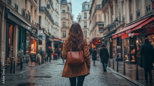 Fototapeta Naklejka Na Ścianę i Meble -  French city centre strolls