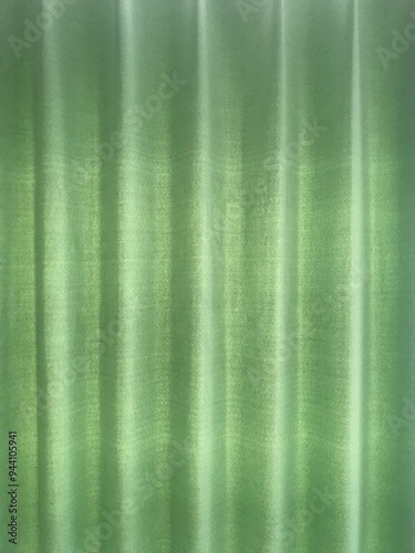 Obraz na płótnie Green color curtain w salonie