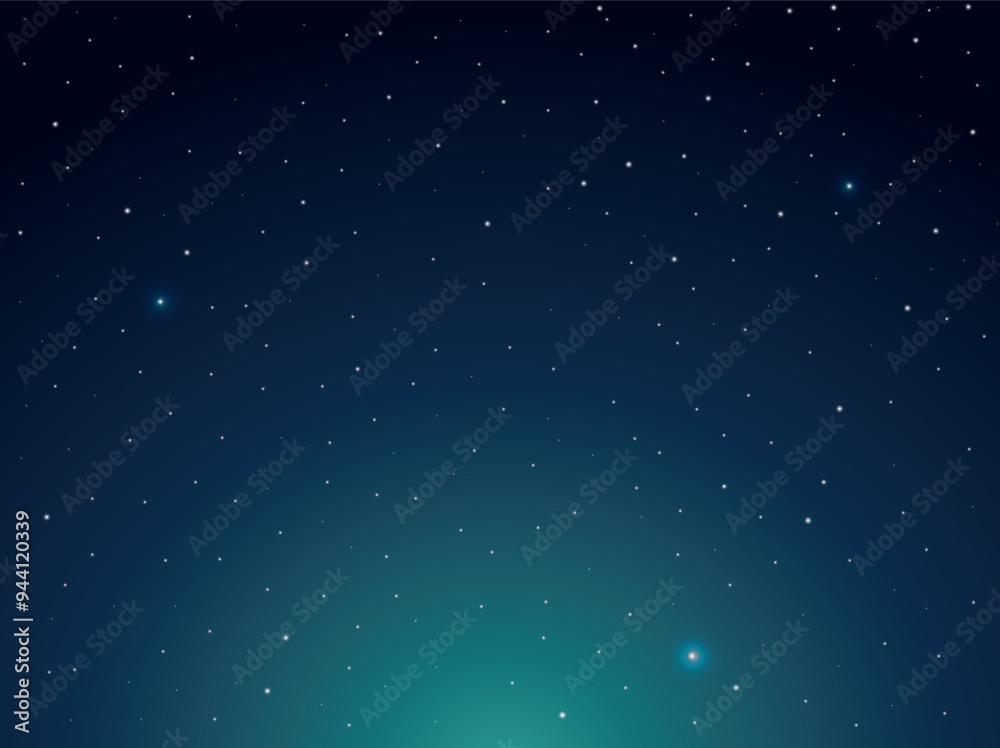 Night shining starry sky. Aurora borealis Night shining starry sky. Aurora borealis