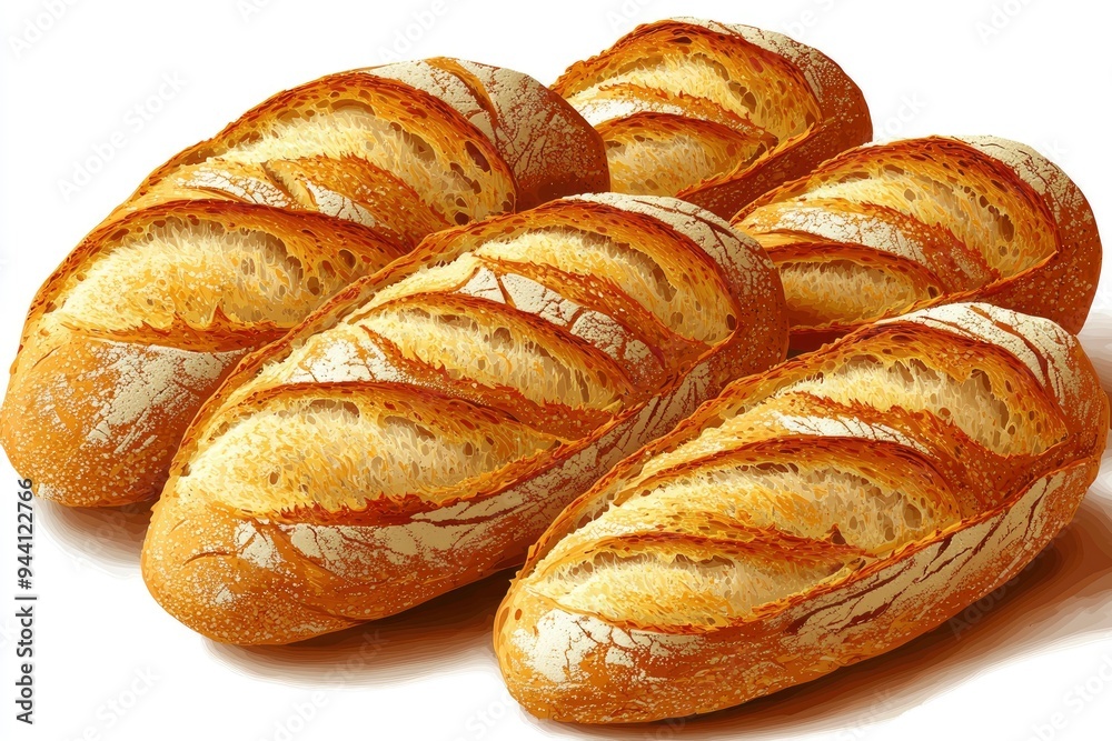 Freshly Baked Bread Loaves Freshly Baked Bread Loaves