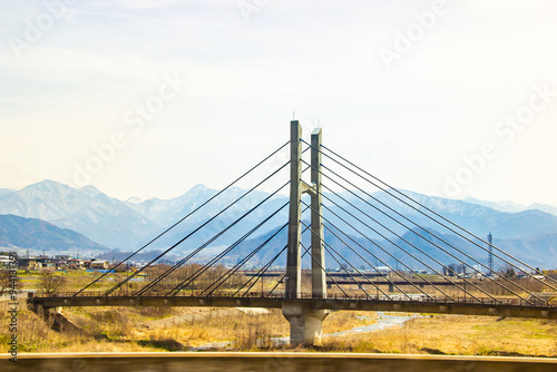 Beautiful countryside train views, landscapes and scenery Japan