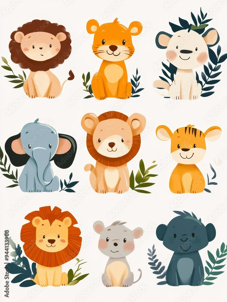 Cute Animal Illustrations Cute Animal Illustrations