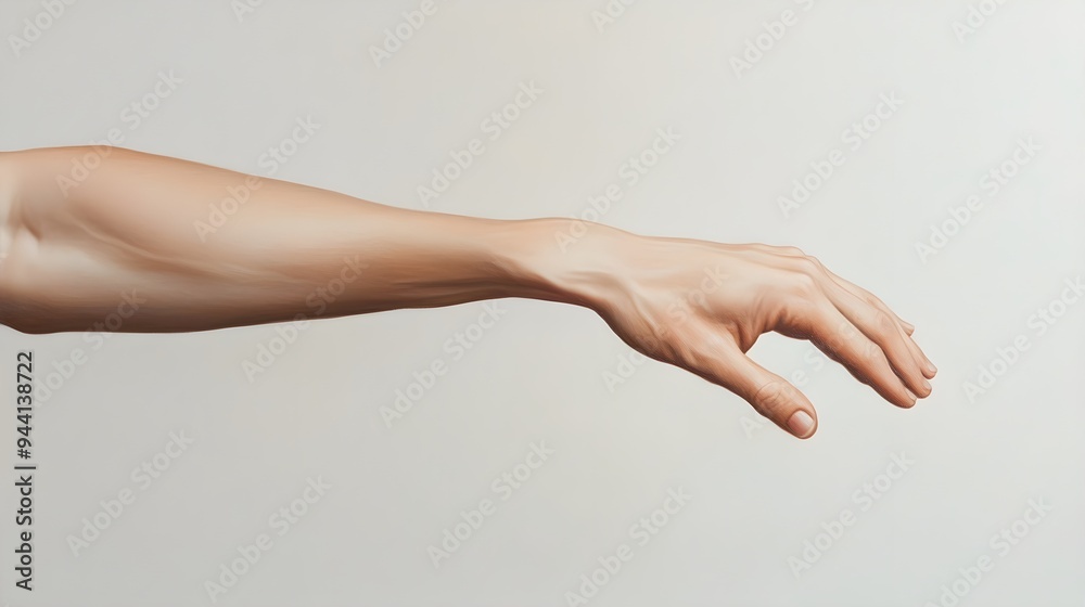 Raise Your Hand for Success - Businesswoman reaching up for opportunities and growth in the workplace. Raise Your Hand for Success - Businesswoman reaching up for opportunities and growth in the workplace.