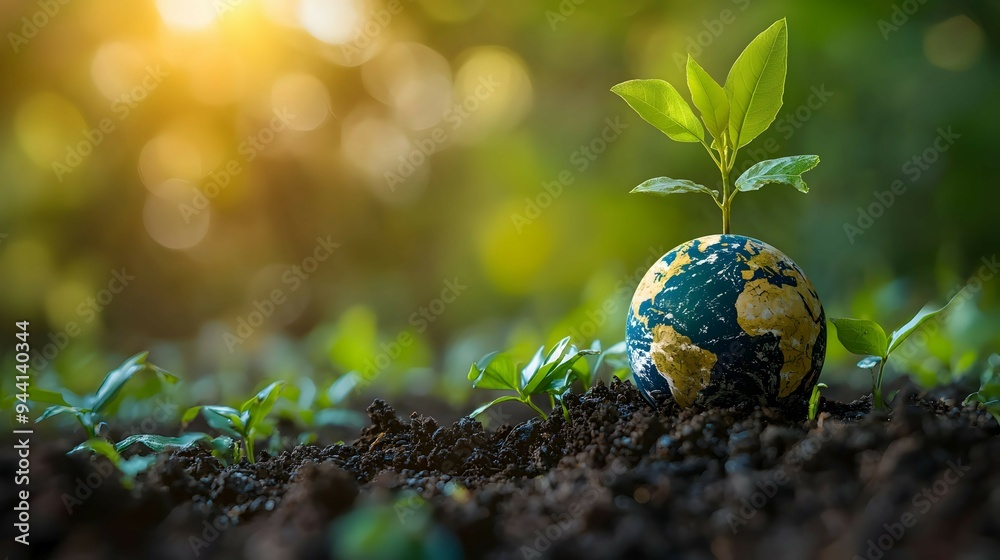 Earth Globe Sprout Plant Nature Growth Sustainability Earth Globe Sprout Plant Nature Growth Sustainability