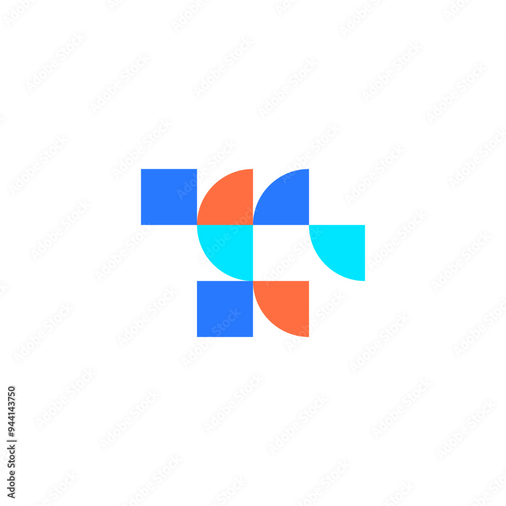 Abstract Modular T and C Monogram Medical and Event Logo Design Vector Abstract Modular T and C Monogram Medical and Event Logo Design Vector