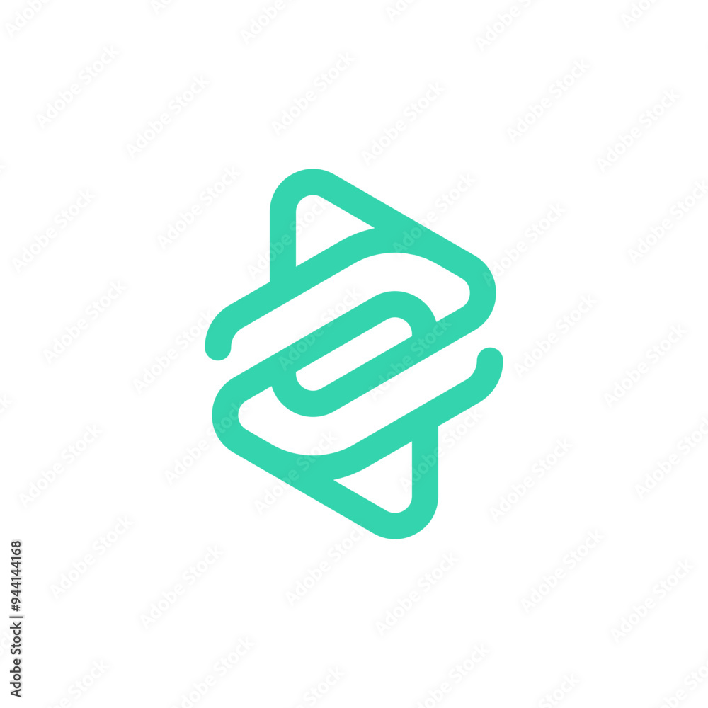 Z Letter with Play Button in Exchange Yin Yang Bold Line, Music Media App Logo Design Vector Z Letter with Play Button in Exchange Yin Yang Bold Line, Music Media App Logo Design Vector