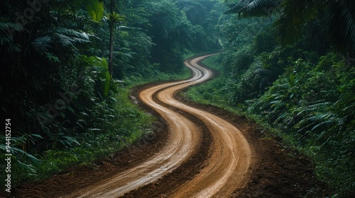 Winding Jungle Road photo