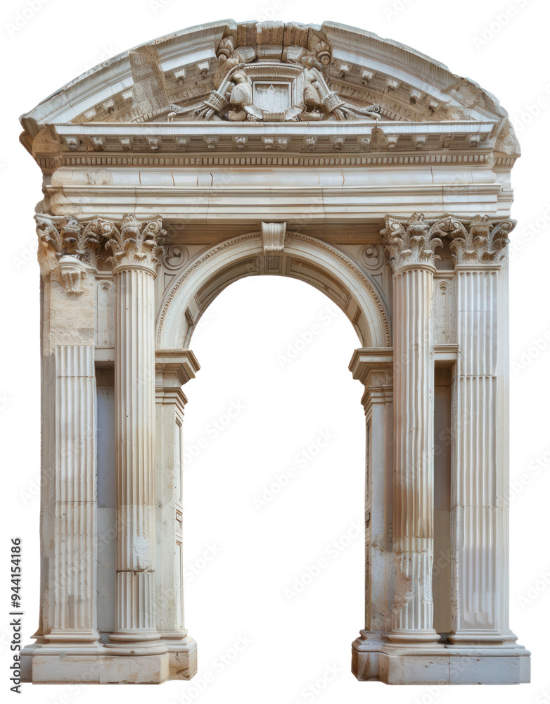 Naklejka premium Ancient Roman architectural archway