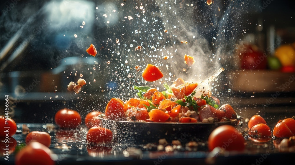 innovative cooking methods showcased through captivating images in a food innovation concept banner innovative cooking methods showcased through captivating images in a food innovation concept banner