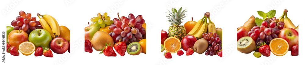 Fruits of transparent background Fruits of transparent background