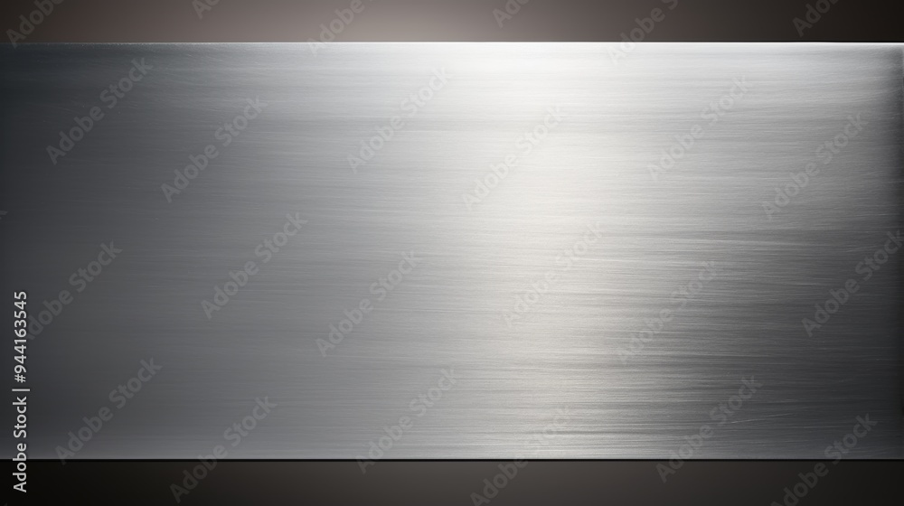 Photograph of a fine brushed wide metal steel aluminum plate with a focus on the details and imperfections. Photograph of a fine brushed wide metal steel aluminum plate with a focus on the details and imperfections.
