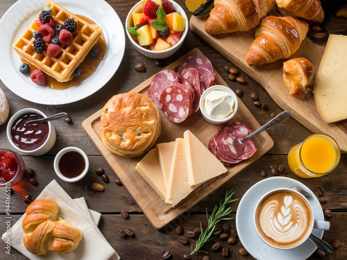 Gourmet Brunch Spread