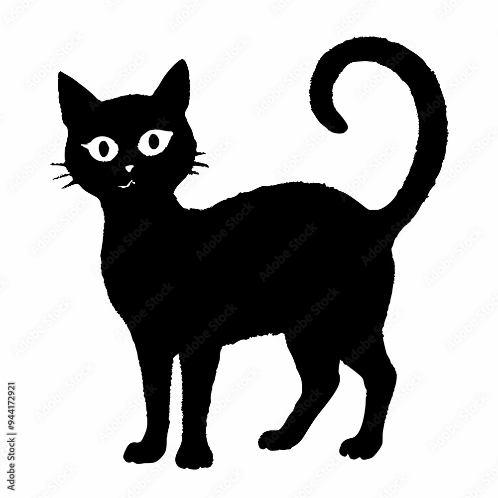 Halloween vector SVG Cut Files for Cricut, Cat Silhouette, Black Cat Svg, Spooky Svg Halloween vector SVG Cut Files for Cricut, Cat Silhouette, Black Cat Svg, Spooky Svg