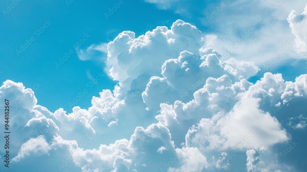 blue sky and clouds
