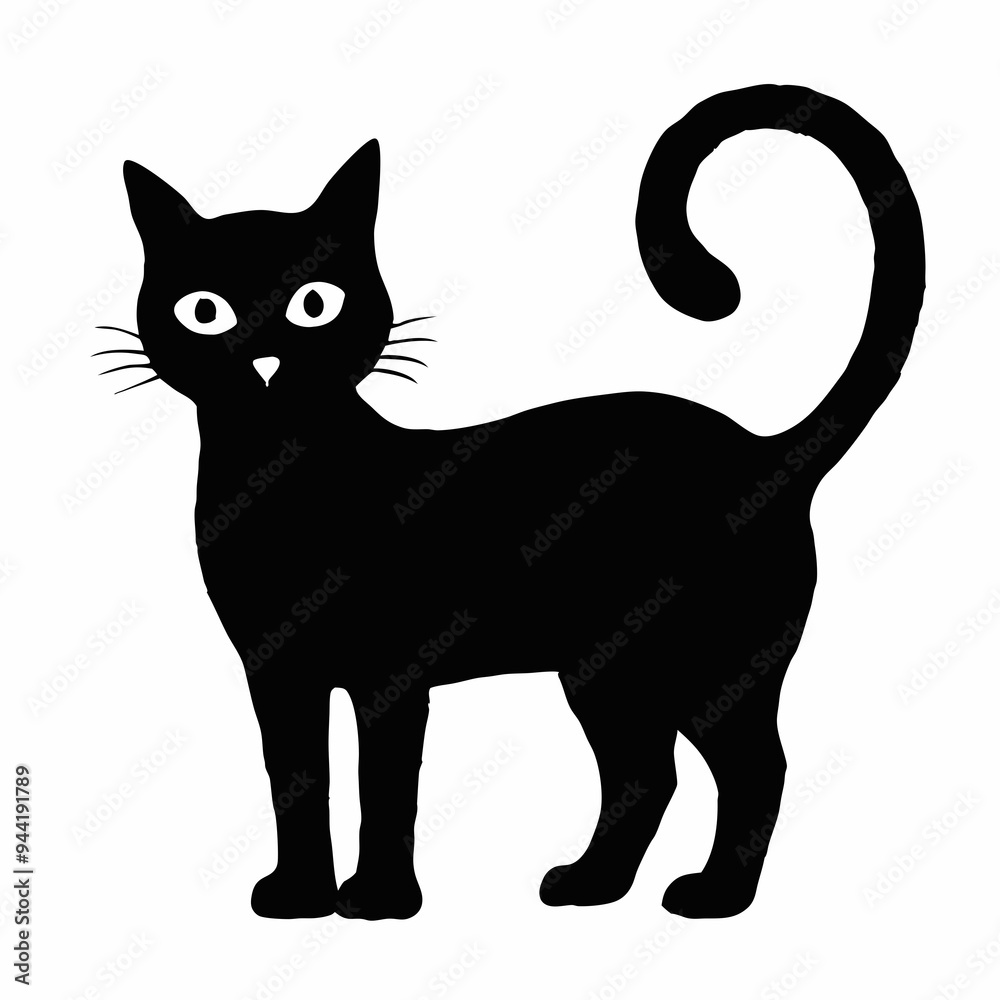 Halloween vector SVG Cut Files for Cricut, Cat Silhouette, Black Cat Svg, Spooky Svg Halloween vector SVG Cut Files for Cricut, Cat Silhouette, Black Cat Svg, Spooky Svg