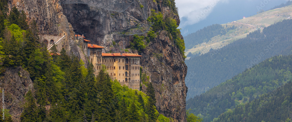 Sumela Monastery (Turkish: Sümela Manastırı) is a Greek Orthodox monastery, in the Maçka district of Trabzon Province in modern Turkey.