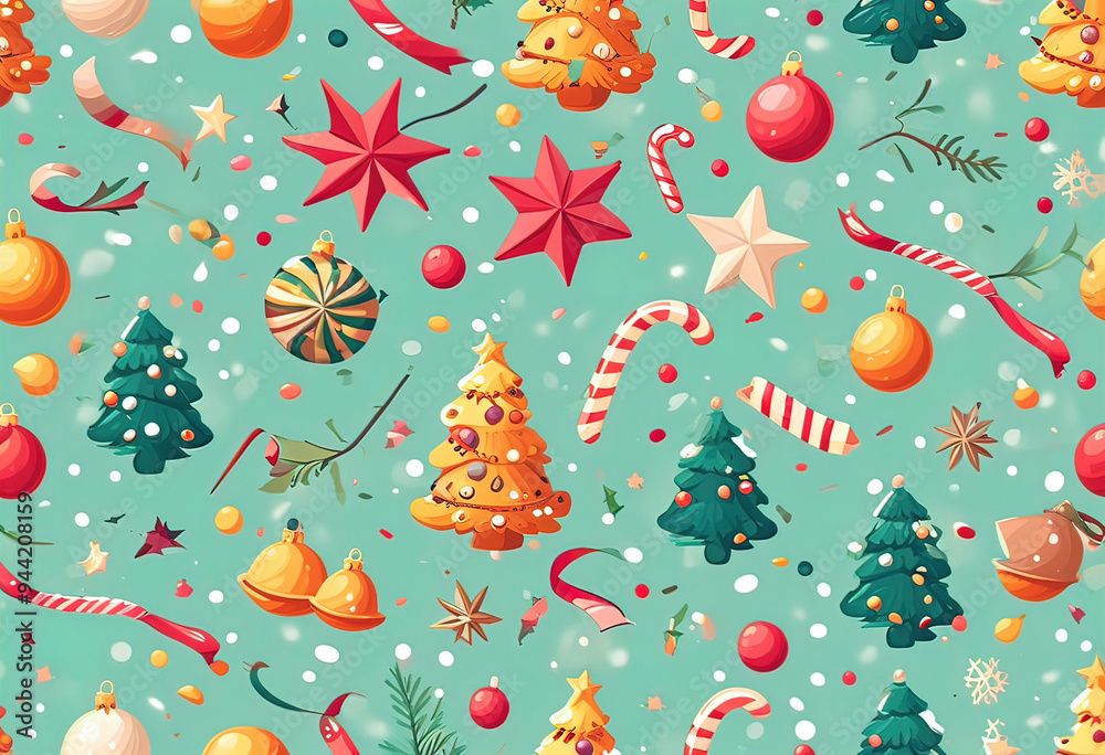 seamless new year background, background image for christmas and holiday, cartoon background for new year seamless new year background, background image for christmas and holiday, cartoon background for new year