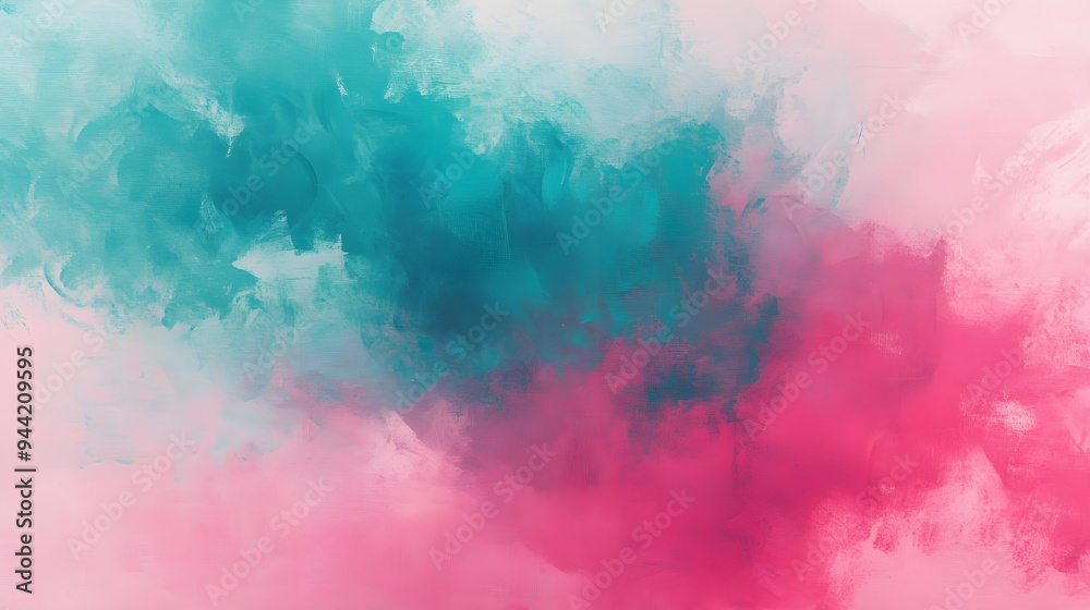 Pink and teal background art Pink and teal background art