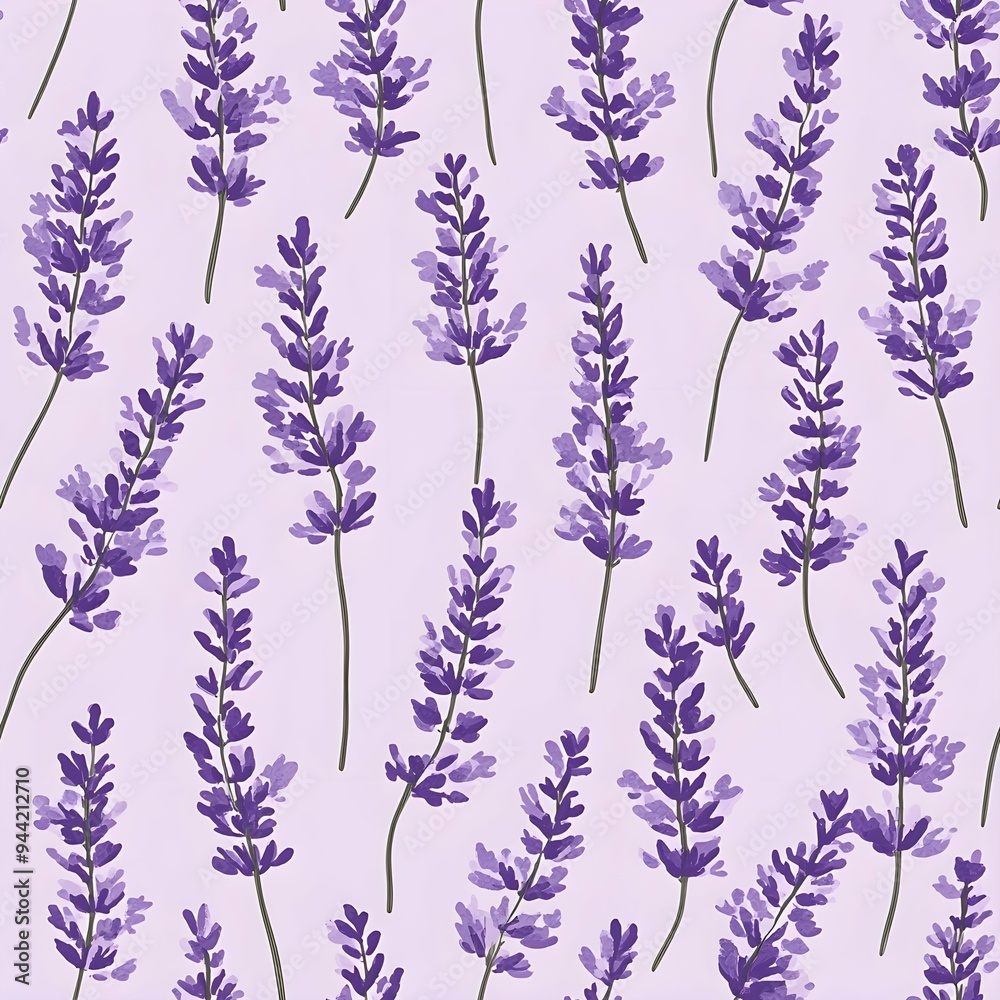 Seamless pattern lavender background Seamless pattern lavender background