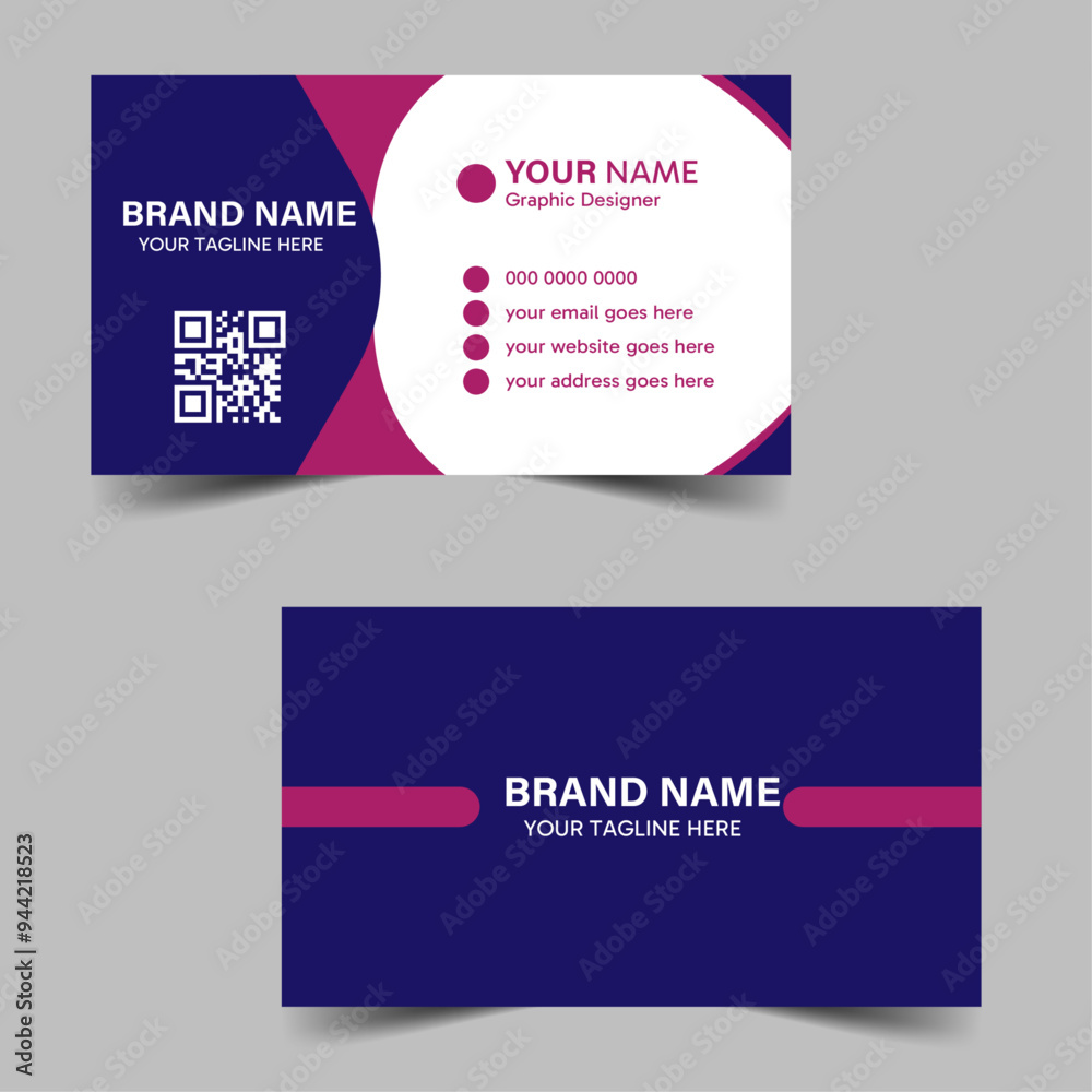 Creative and simple business card design template , vector illustration , symbol , modern visiting card layout Creative and simple business card design template , vector illustration , symbol , modern visiting card layout