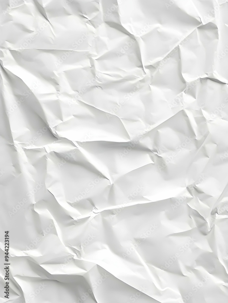 White blank crumpled and creased paper poster texture background White blank crumpled and creased paper poster texture background