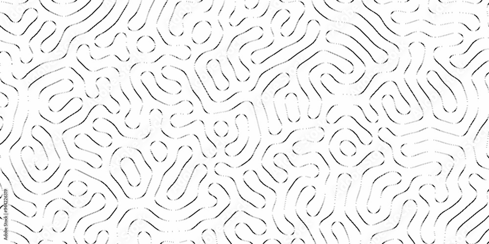 Abstract Turing organic wallpaper with background. Turing reaction diffusion monochrome seamless pattern with chaotic motion. Natural seamless line pattern. Linear design with biological shapes. Abstract Turing organic wallpaper with background. Turing reaction diffusion monochrome seamless pattern with chaotic motion. Natural seamless line pattern. Linear design with biological shapes.