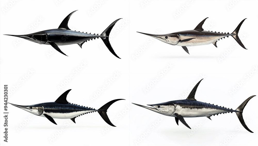 a blue marlin on a white background a blue marlin on a white background