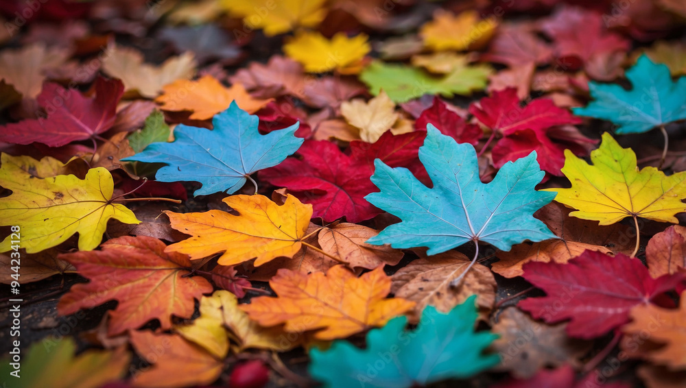 The colorful leaves The colorful leaves