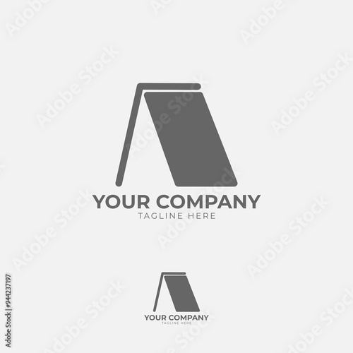 This logo features a prominent 