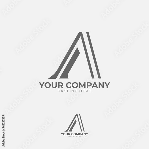 This logo features a prominent 