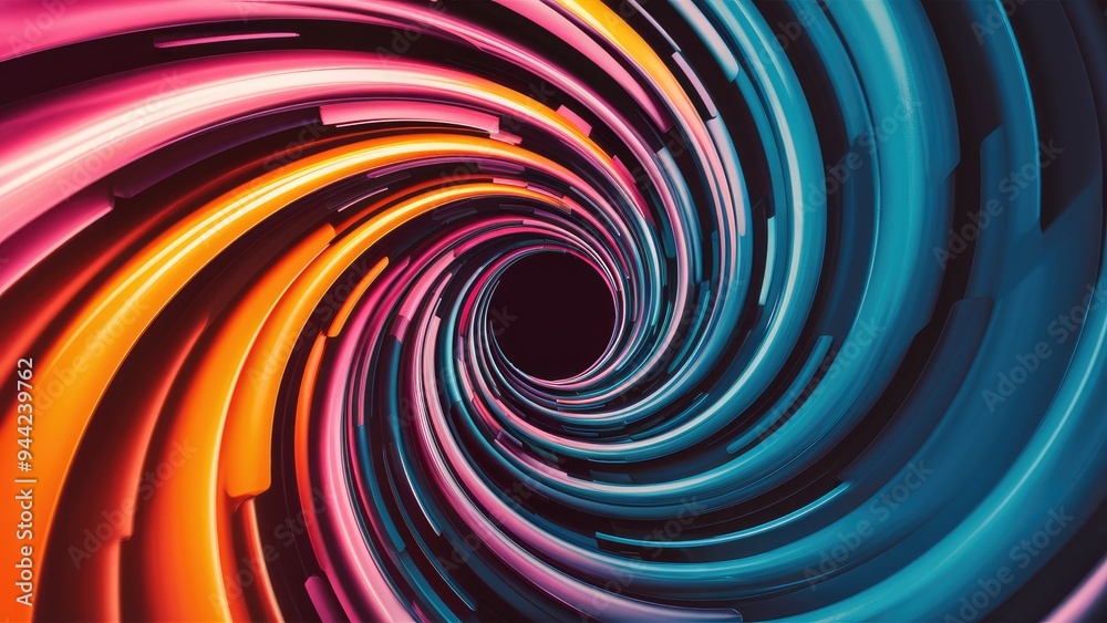 Dynamic abstract spiral background featuring colorful gradients and swirling waves. Vivid motion and a harmonious blend of vibrant colors create an eye-catching backdrop. Dynamic abstract spiral background featuring colorful gradients and swirling waves. Vivid motion and a harmonious blend of vibrant colors create an eye-catching backdrop.