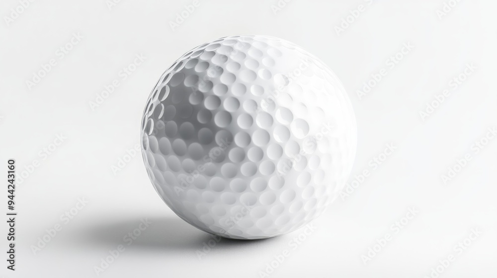golf ball on white background isolated golf ball on white background isolated