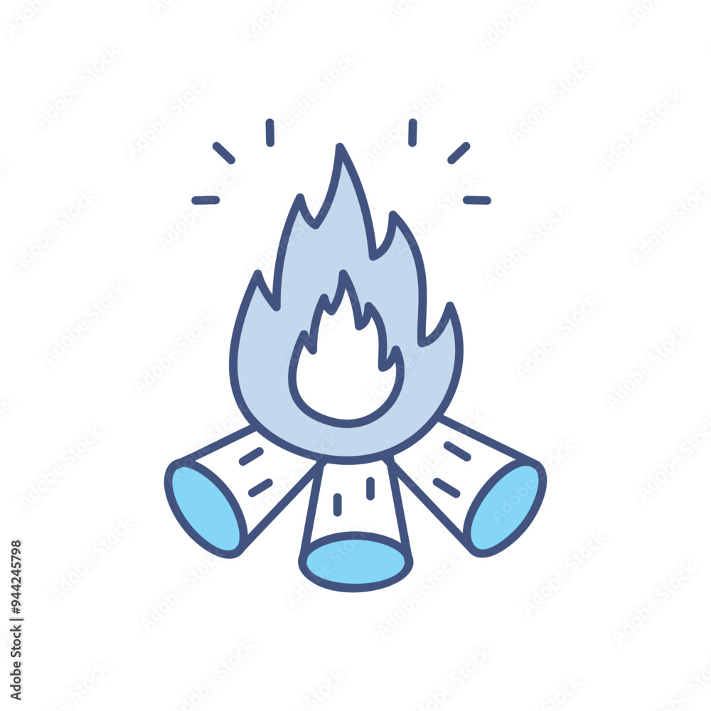 Bonfire  vector icon
