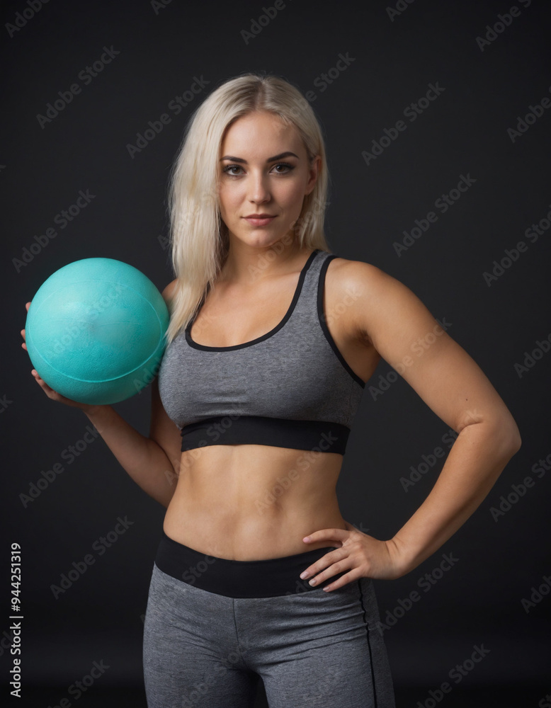 woman with ball woman with ball