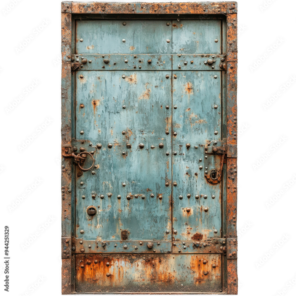 Weathered Metal Door with Rust Weathered Metal Door with Rust